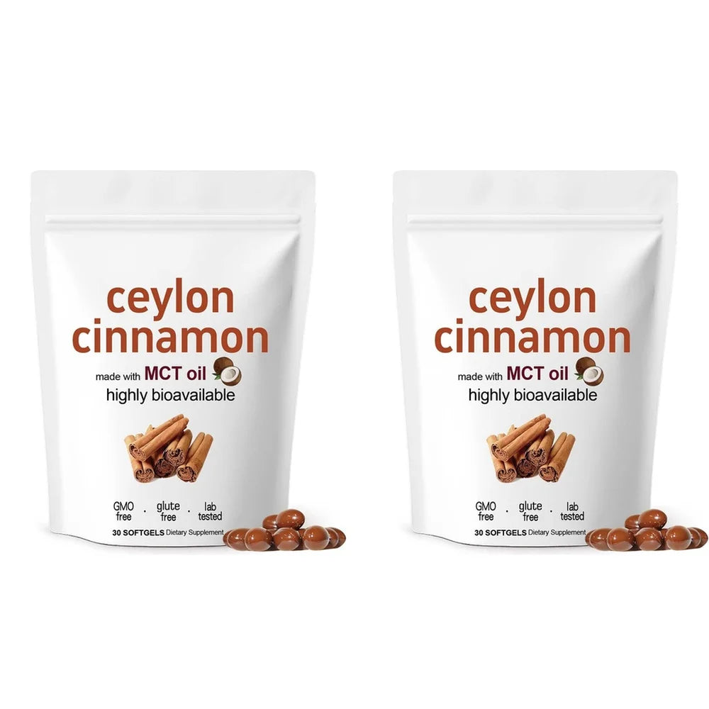 Ceylon Cinnamon Extract Softgels Supports Glucose Metabolism and Cardiovascular Wellness 30 Softgels