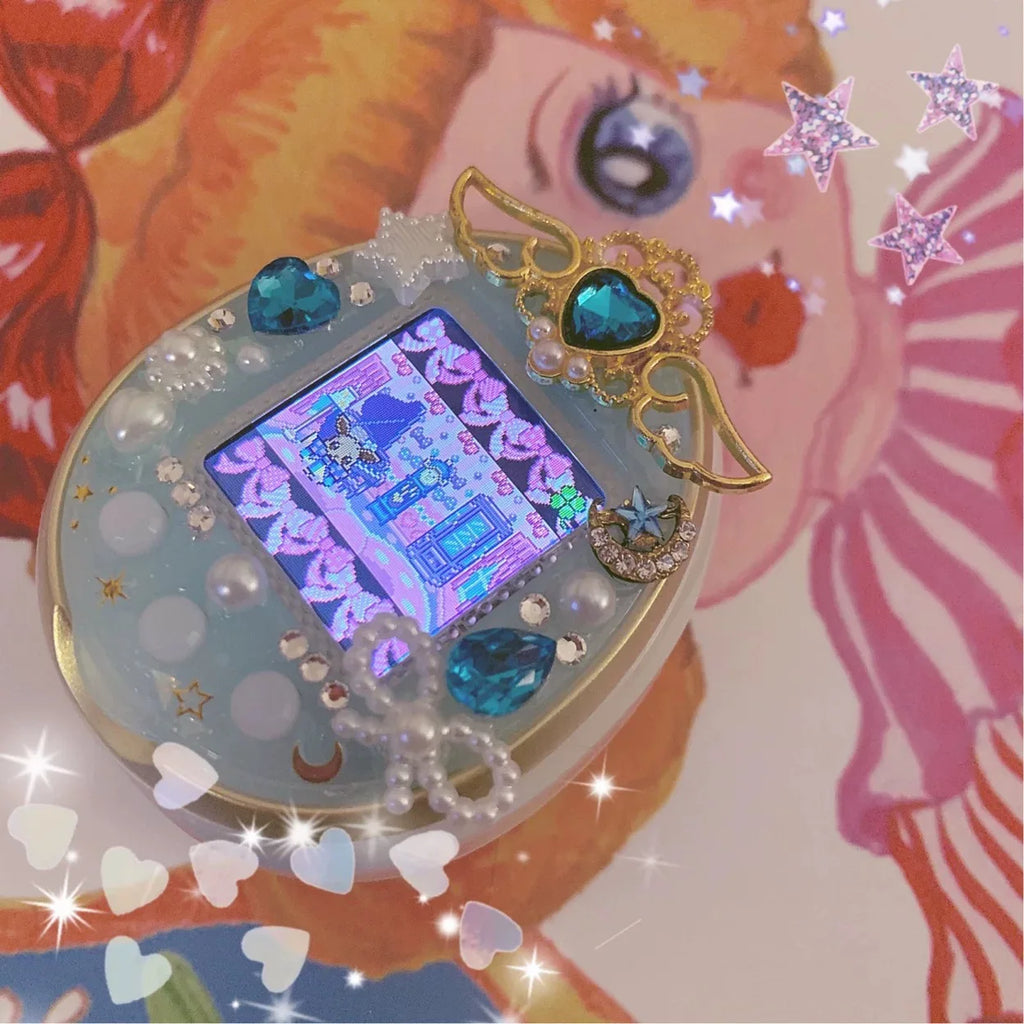 Tamagotchi Uni Electronic Pet Color Panel 4u/4u Paper Soft Film Love Drill Wings Paste The Machine Faceplate Gift