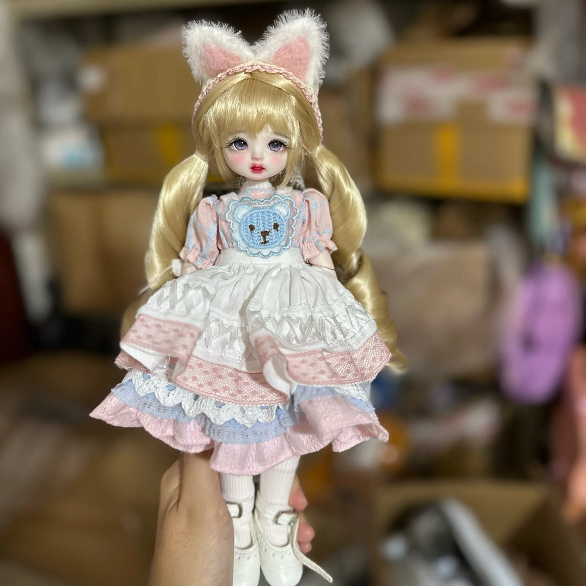 1/6 BJD MJD Doll 30cm 22 Joints Lolita Style Customizable Makeup Changeable Outfit Anime Princess Girls Toy Gift