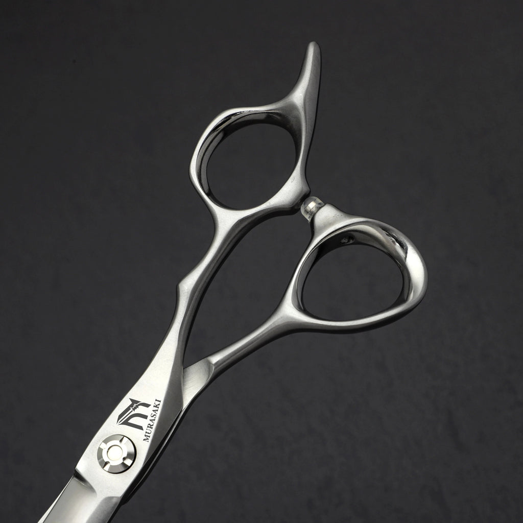 Professional VG10 Steel Barber Scissors, 5.75 Inch Willow Leaf Single-Sided Sharp Blade, Specialized for Regulating Hair Volume
