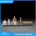 MOC Building Blocks Florence Skyline Model DIY Assemble Bricks Architecture Collection Display Creative Toy Birthday Gift 341PCS