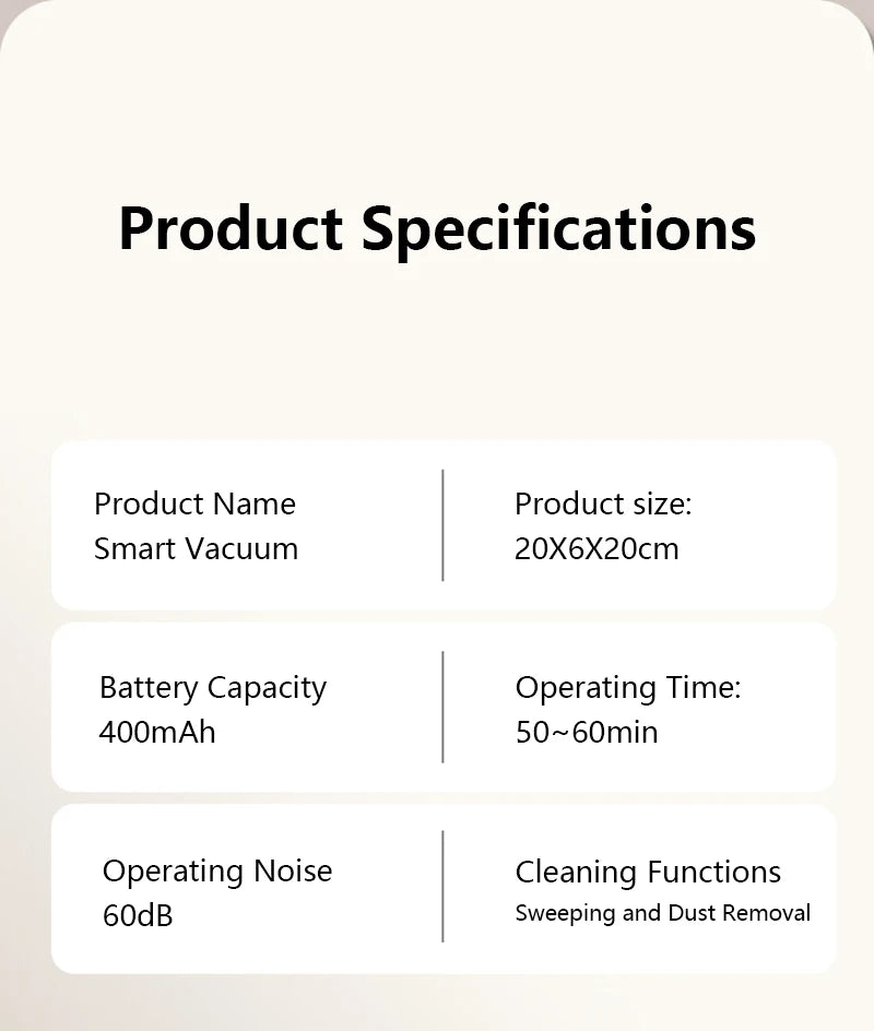 3-in-1 Automatic Sweeping Robot Sweep Vacuum Cleaner Mopping Floor USB Rechargeable Mini Cleaner Home Cleaning Machine