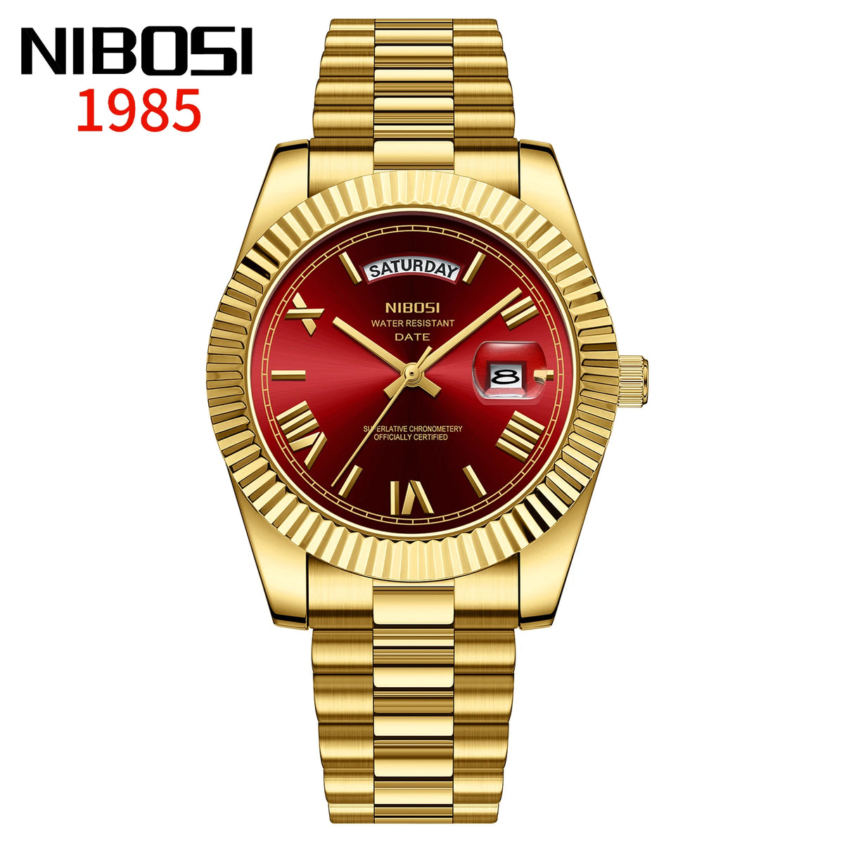 NIBOSI Fashion Quartz Men Watch Top Brand Luxury Wristwatch Day Date Miyota Watch Men Waterproof Steel Male Clock Reloj Hombre