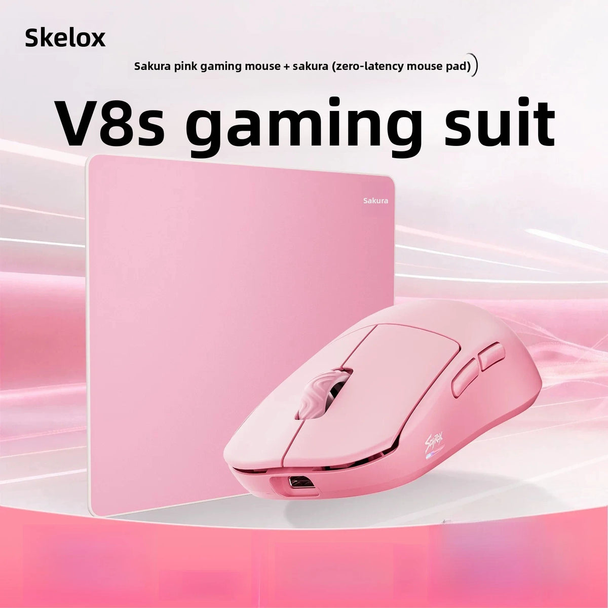Scyrox V8s 36g Lightweight Wireless Gaming Mouse 8K Polling Rate PAW3950 Sensor Ergonomic FPS E-sports Mouse Peripherals Gifts