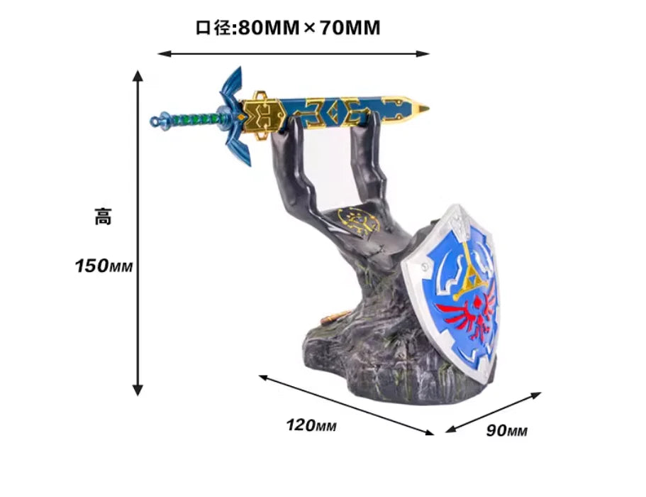 Anime Zelde Link Master's Sword Theme Game Controller Bracket Suitable PS4 PS5 Xboxs Desktop Decoration Game Accessory Gifts