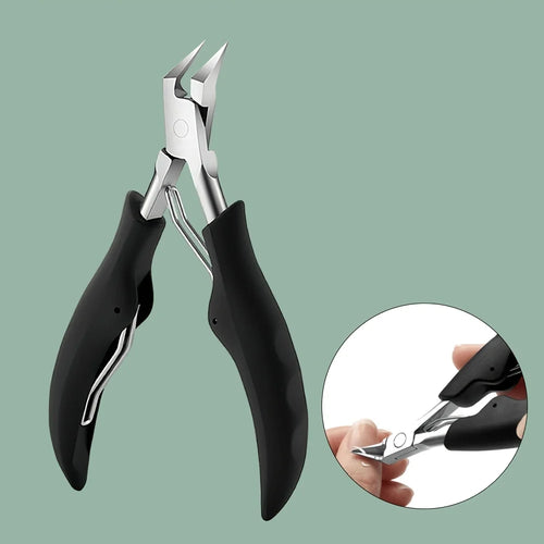 1/7pcs Professional Heavy Duty Nail Care Tool Set - Wide Jaw Nail Clippers with Convex for Thick Ingrown Toenails & Fingernails