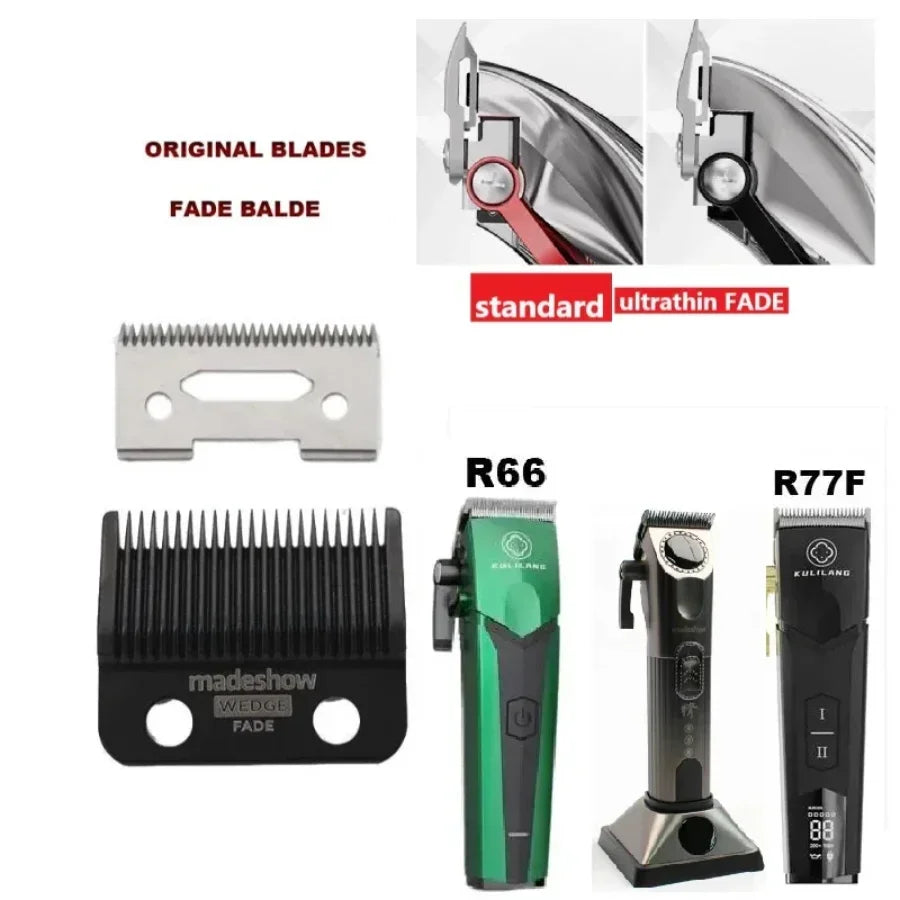 Madeshow M10/M5/M8f/M6/M11/M0 Original Replacement Blade,Clipper Professional Trimmer Shaver Cutting Knife Head Accessories