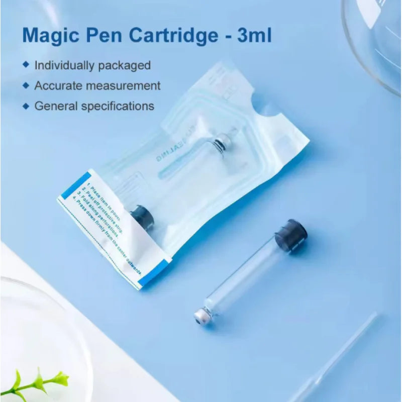 10-100pcs Sterile Independent Packaging Peptide&Insulin Cartridges Bottle 3ml Disposable Medical Aesthetics with needles
