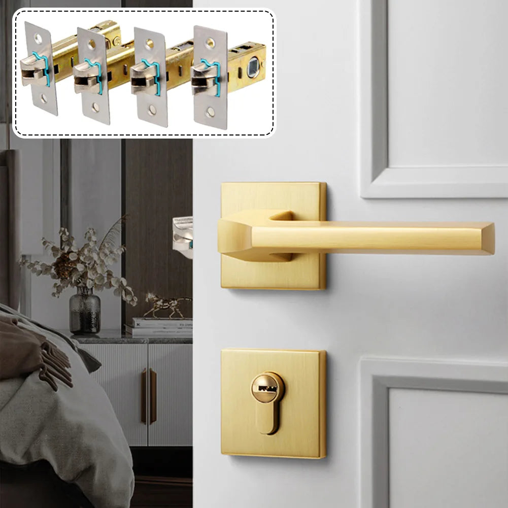 Door Lock Core Tubular Latch Internal Bolt Facility Sprung Catch Lock Core Tongue Lockcase Fitting Bathroom Insert Core Hardware