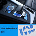 Car Decal Central Handbrake A P Buttons Decorative Panel Covers Stickers Trim For Audi A4 B9 Interior Auto Accessories Goods