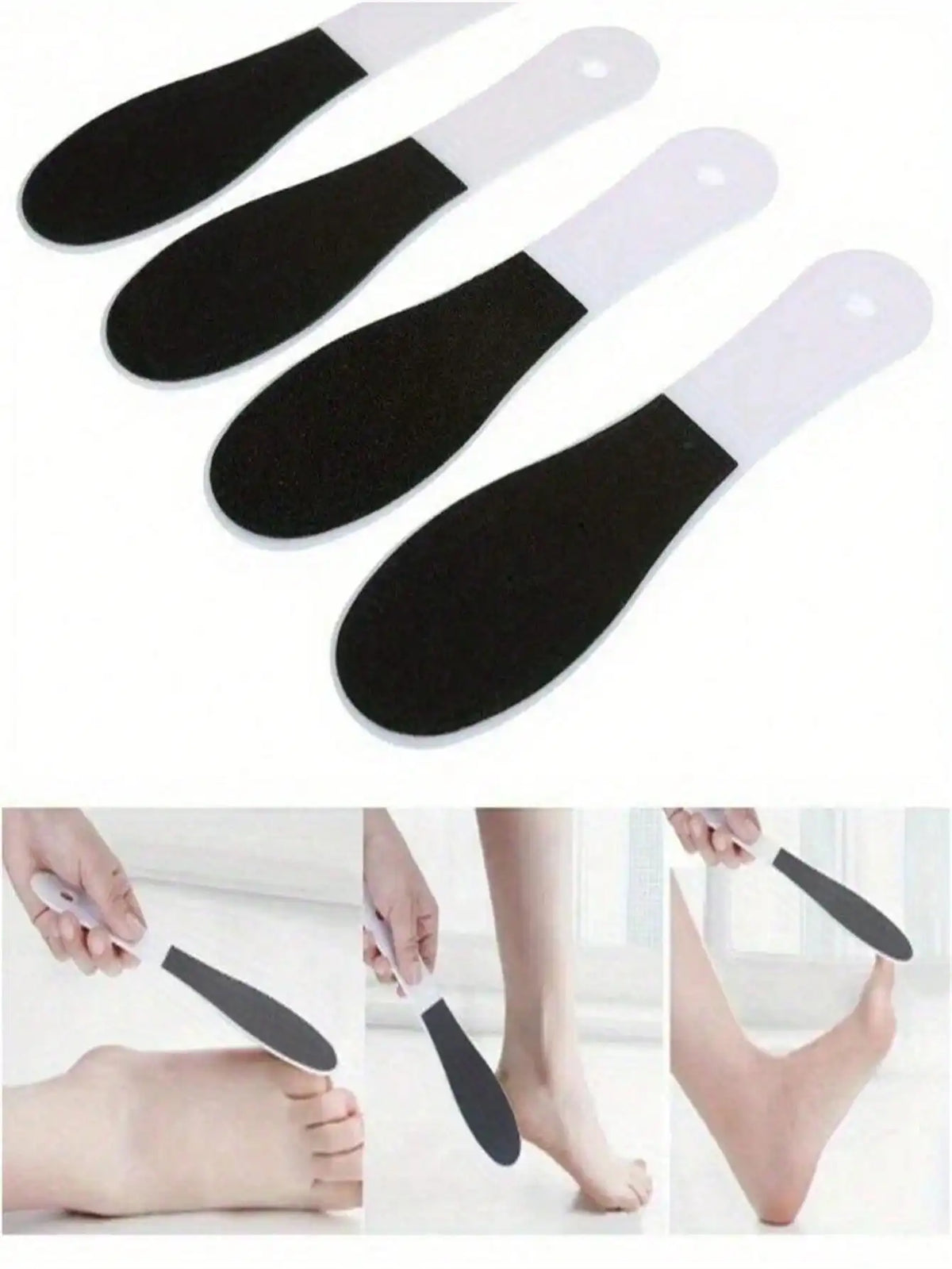 10 Double-Sanded Foot Files, Coarse and Fine Grinding, Double-Sided Foot Scraper, Soft Foot Scab Remover, Foot Care Heel Scrub