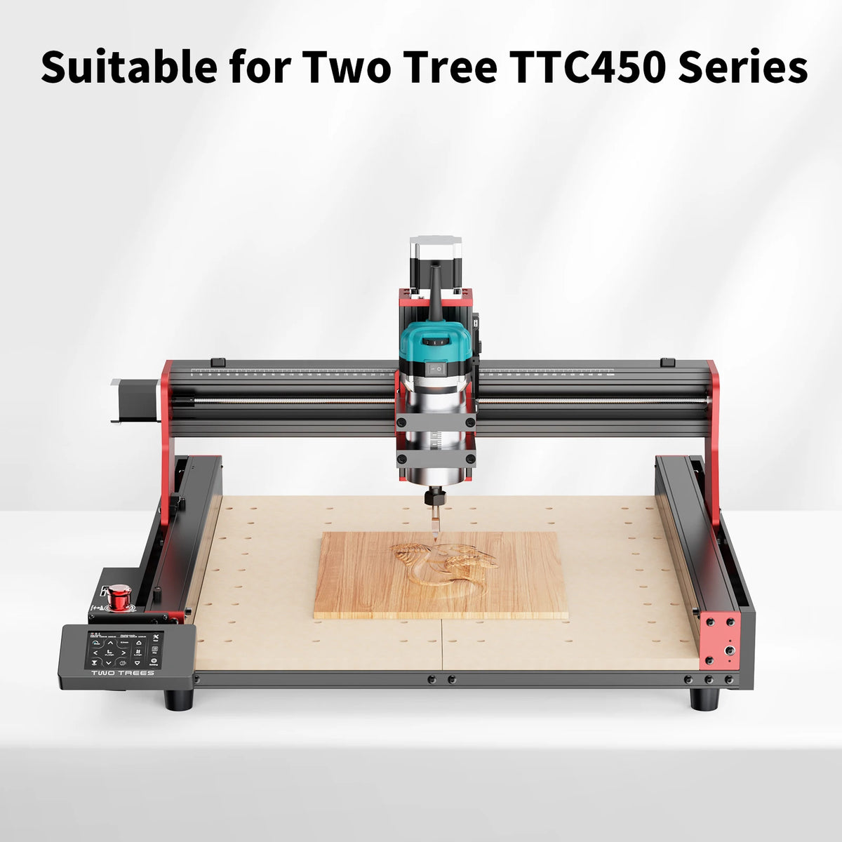 Twotrees 30000RPM Wood Router Trimmer Kit 800W Spindle for CNC Machine TTC450 TTC450PRO Engraver Wood Router Compact Router Tool