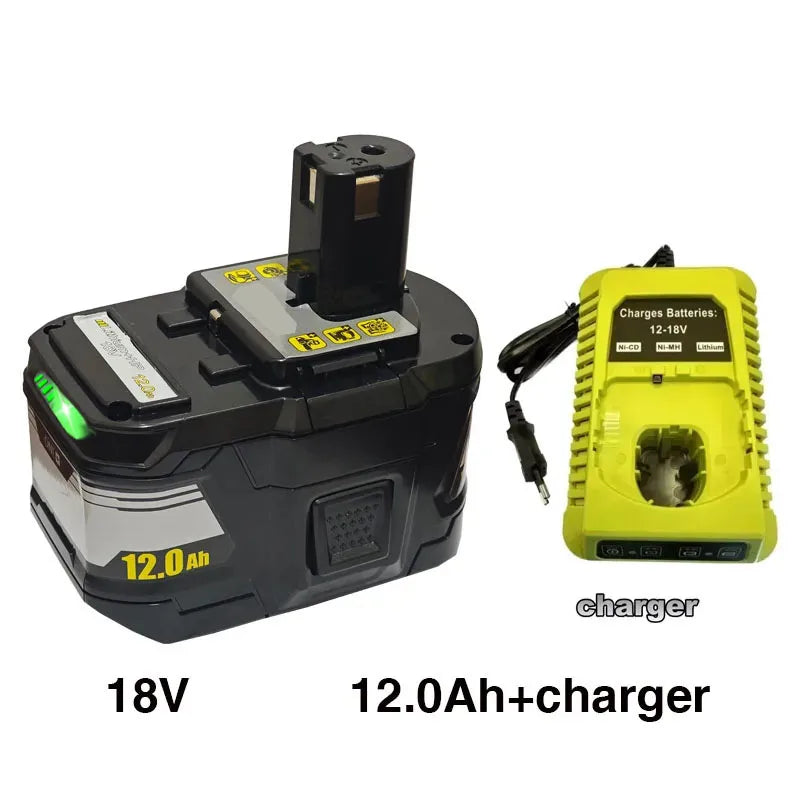 For RYOBI 18V 12.0Ah-15C lithium-ion high-performance battery suitable for all series power tools P107 P108 P109