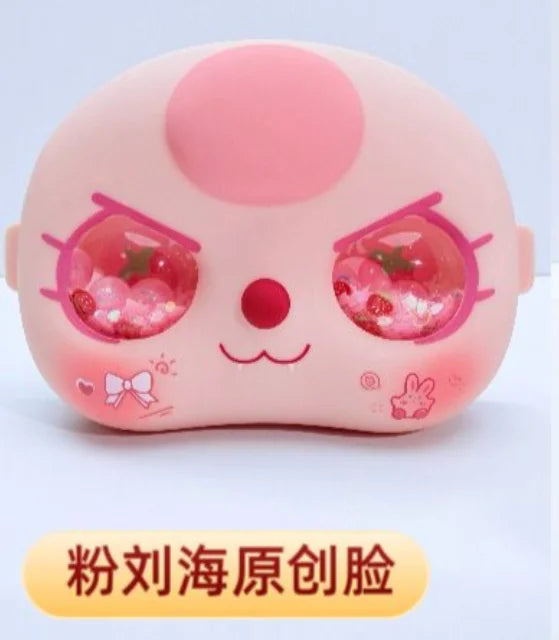 In Stock Baby Three 400% Bb3 Exquisite Quicksand Eye Replacement Part Cute Doll Accessoires Face Shell