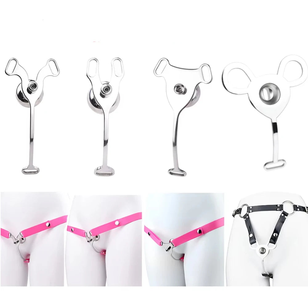 FRKO Metal Flat FUFU Clip Inverted Chastity Cage Sissy Penis Cage Belt Bdsm Male To Female Fetish Sextoys Discreet Femboy 정조대 18
