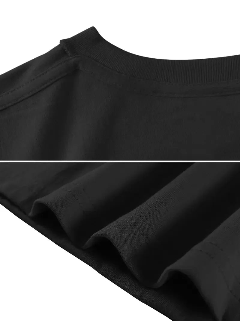Spring/Summer 2026 T-shirt Short Sleeved Pure Cotton New Street Fashion Printed American Top Half Sleeved Base Shirt
