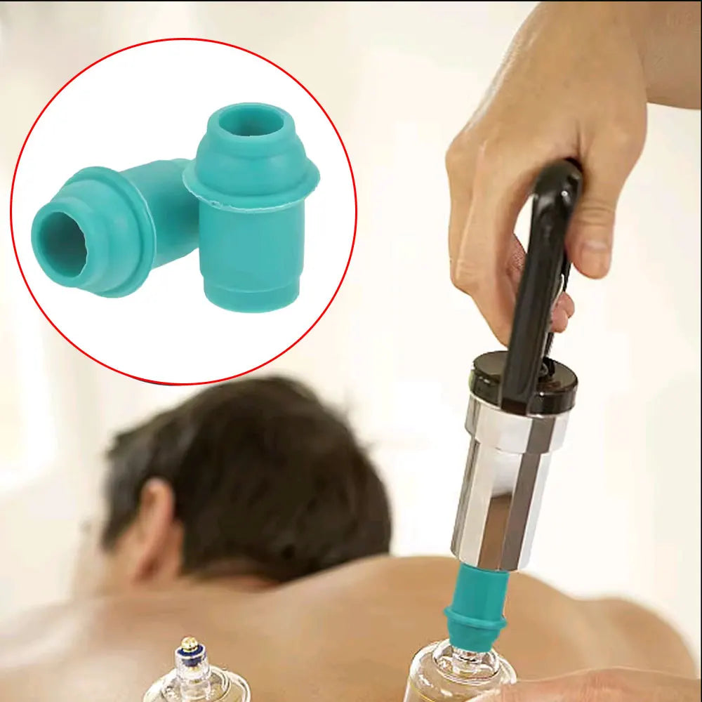 10pcs Cupping Device Connectors Vacuum Cupping Pump Nozzle Tips Cupping Hand Pump Connectors