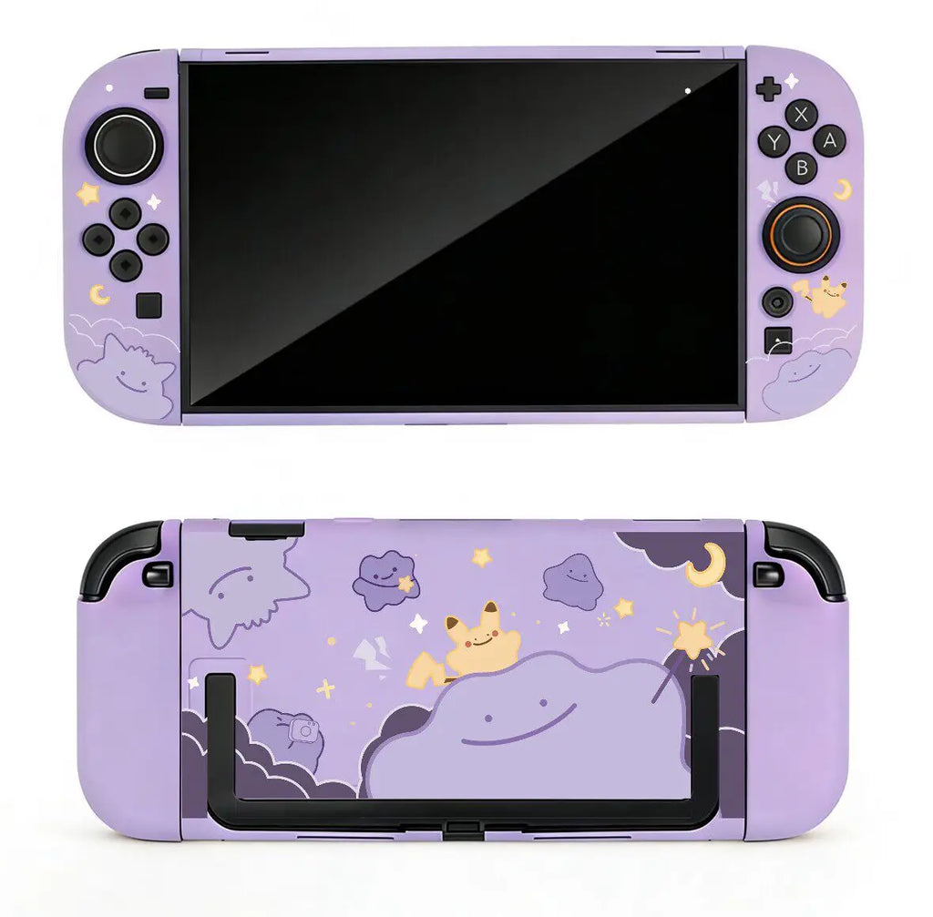 Switch Ns2 Hard Shell Protective Case For Cute Anime Character Pattern Handheld Game Console Accessories Periphery Joystick Cap