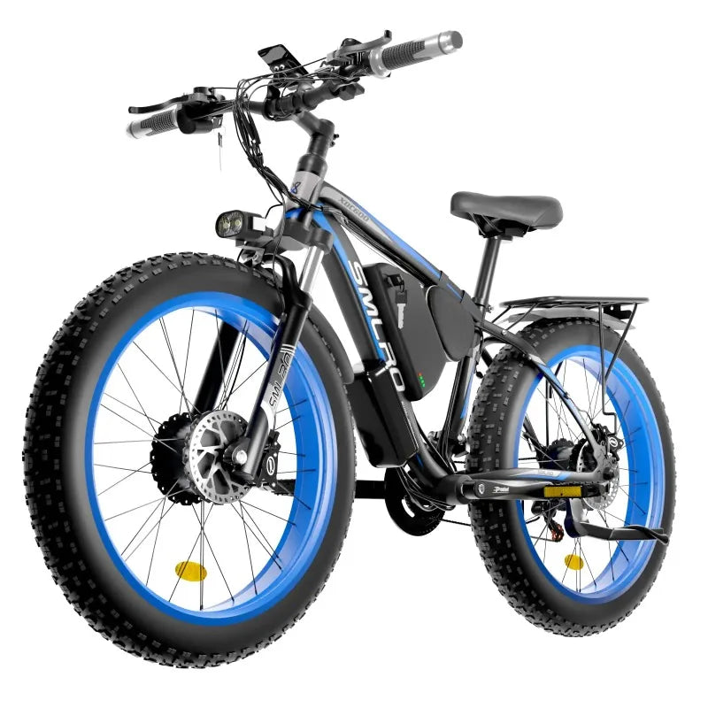 Electric Bicycle 21Speed 48V 1000W 2000W Dual Motor 22.4ah 26 Inch Electric Fat Bike Aluminum Alloy Ebike All-terrain E-bike