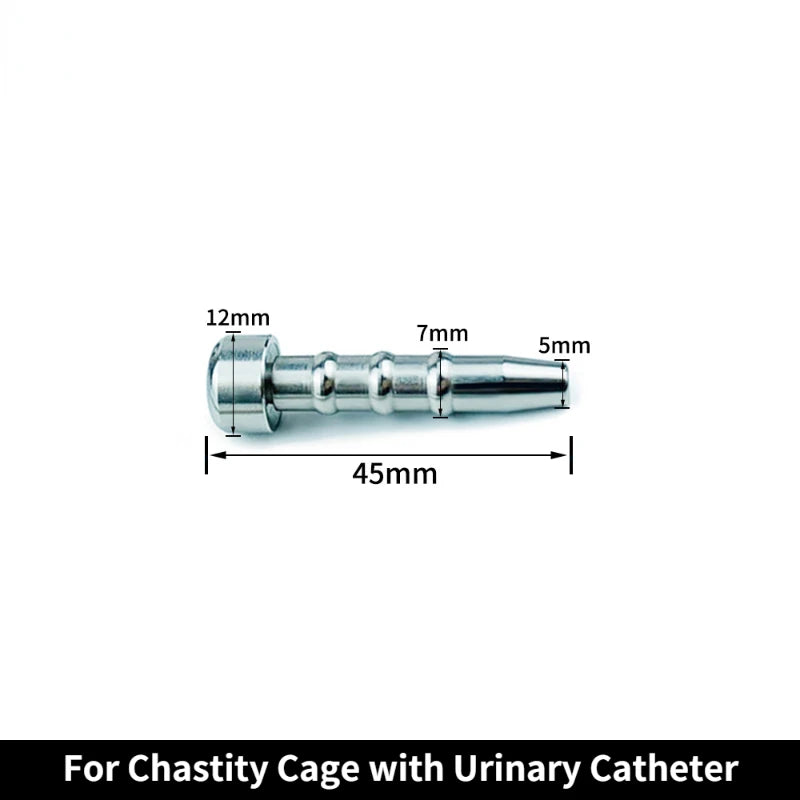 Chastity Cage Catheter,Anti- Fall-off Ring,auxiliary Belt,Keys,Accessories For Chastity Device Cock Cage Penis Ring Adult Sextoy