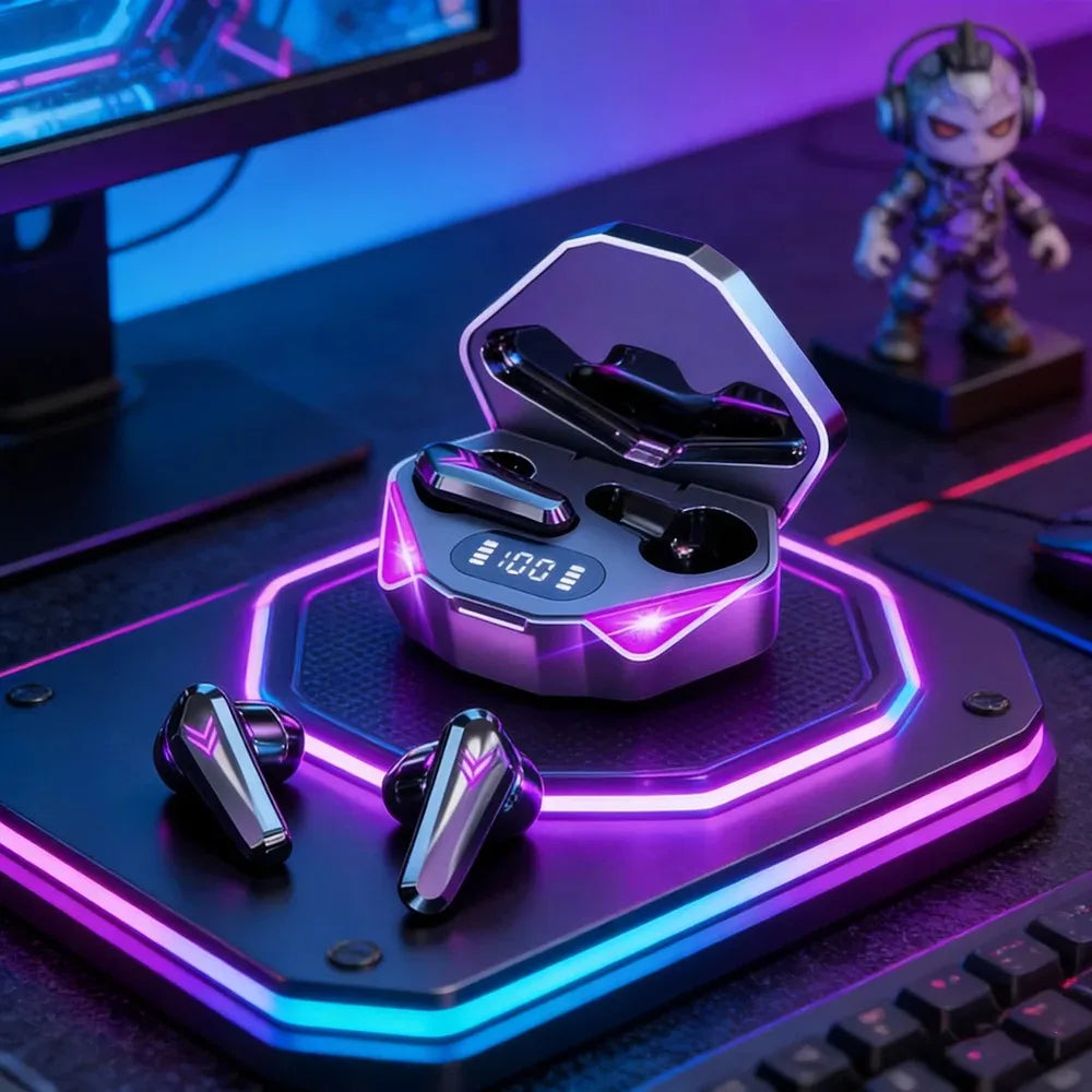 Hot Selling New X15 Wireless Bluetooth Gaming, Music, Sports, Digital Display, Sweat Proof, Microphone Earphones