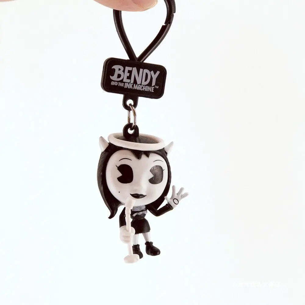 Bendy Blind Bag Bendy And The Ink Machine Horror Game Character Keychain Personalized Pendant School Bag Charm