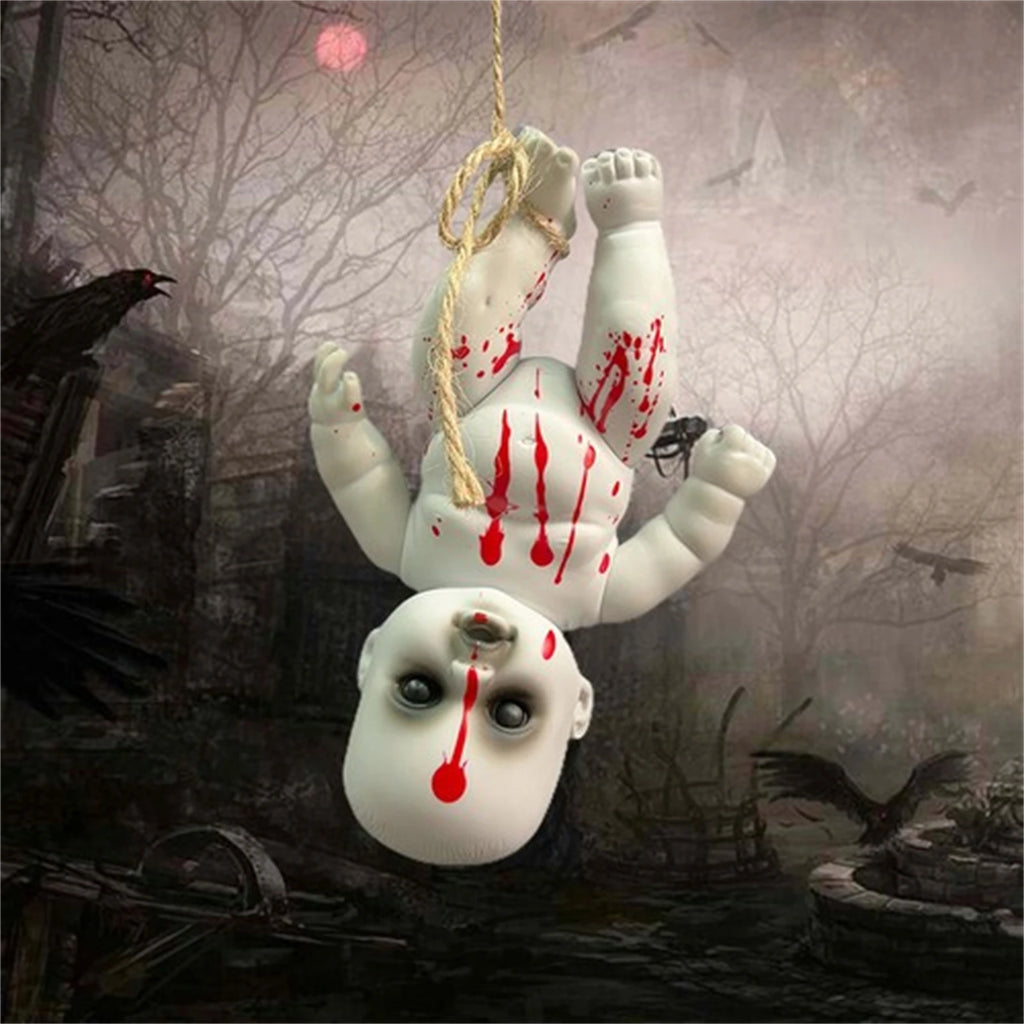 Halloween Scary Doll Christmas Decorations Horror Props For Bar Party Home Decor Spooky Witch Ghost