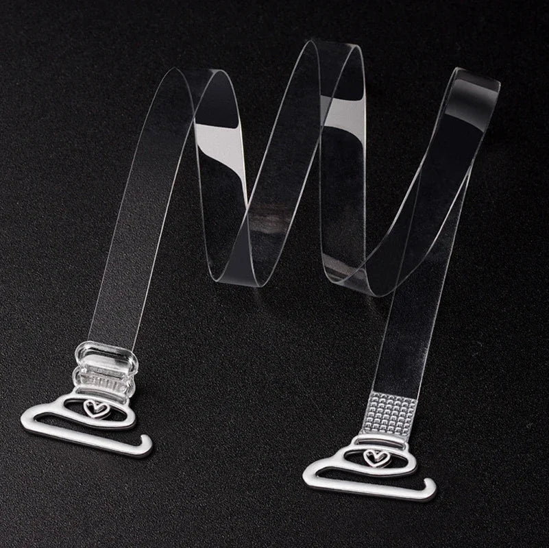 Superfine Clear Invisible Bra Straps Lady Sling Detachable Adjustable Shoulder Strap Seamless Elastic Belt Underwear Accessories