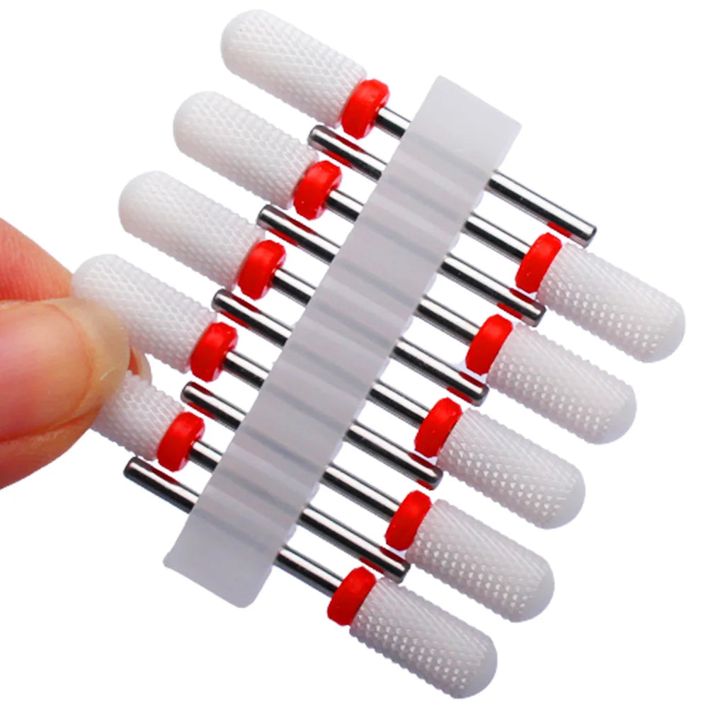 10pc Carbide Manicure Drills Nail Drill Bits Set Milling Cutters Kits Gel Polish Remover Files Electric Burr Tools Accesstries