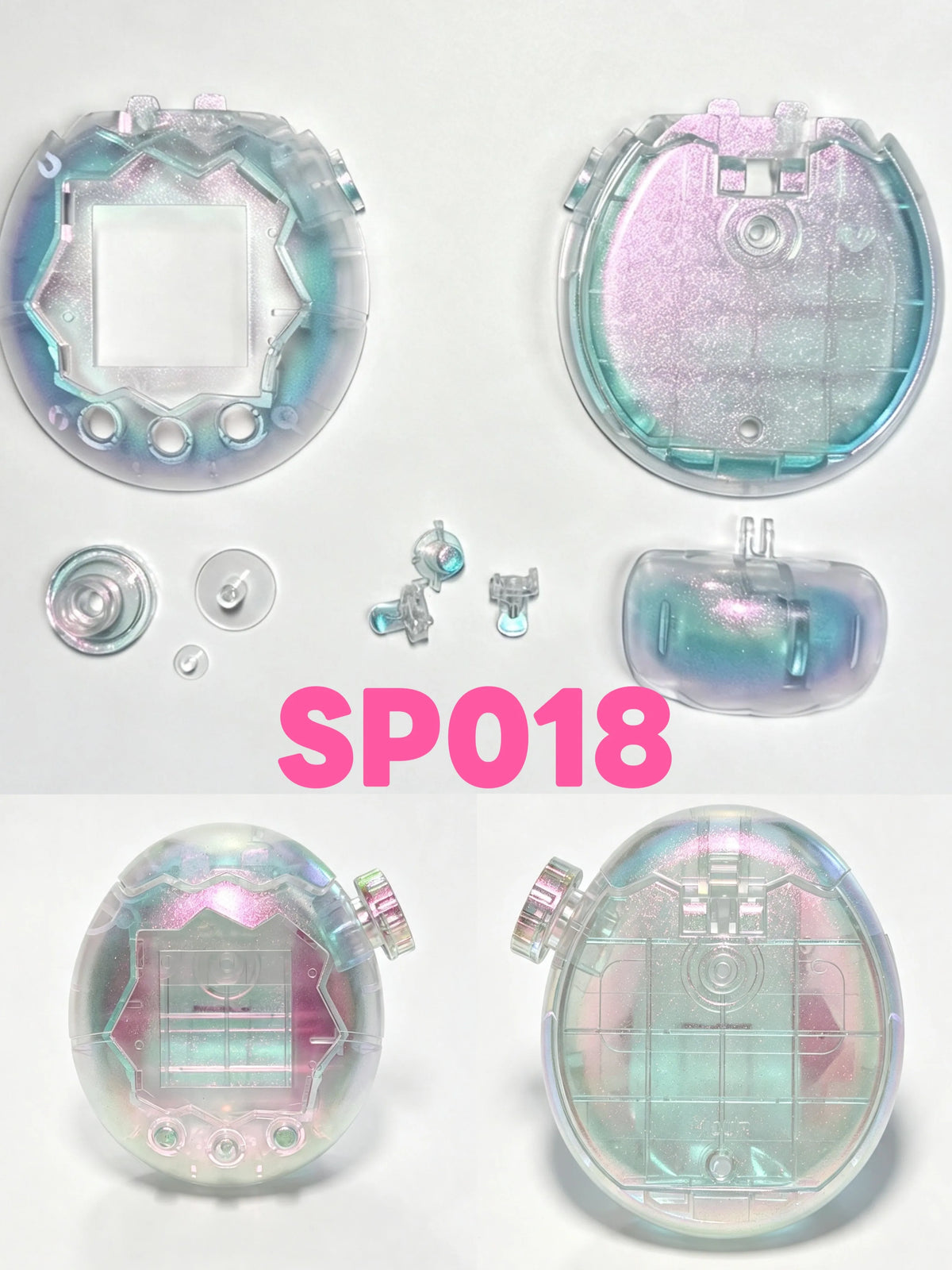Tamagotchi Paradise Replacement Shell Spray Painted Transparent Protective Case For Electronic Virtual Pet Device