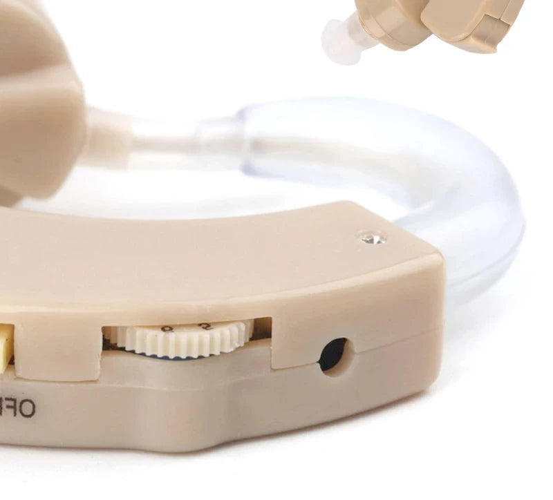 Battery Adjustable Tone Hearing Aid Rechargeable Ear Hearing Amplifier Hearing Aids Device for Elderly Hearing Loss Lightweight