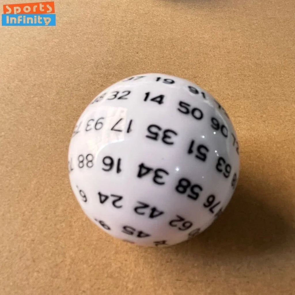 1pcs 100 Side Number Dice for DND TRPG RPG Cthulhu Board Game Running Team Black White Green Red Yellow Polyhedral Dnd Dice Set