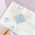 10pcs Cloud Paper Clips Creative Shapes Cute Paper Clips Bookmark Decoration Card Pins
