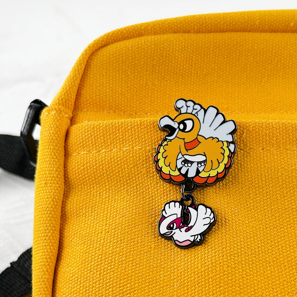 Cute Mythical Creatures Enamel Pin Fantasy Adventure Game Peripheral Badge RPG Brooch Gamer Fan Gifts Collectibles Souvenirs