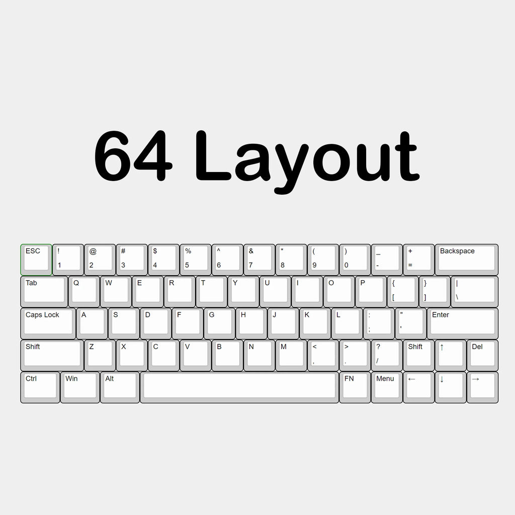 YMDK 61 64 Poron Material Sound Silence Foam Mechanical Keyboard Accessories