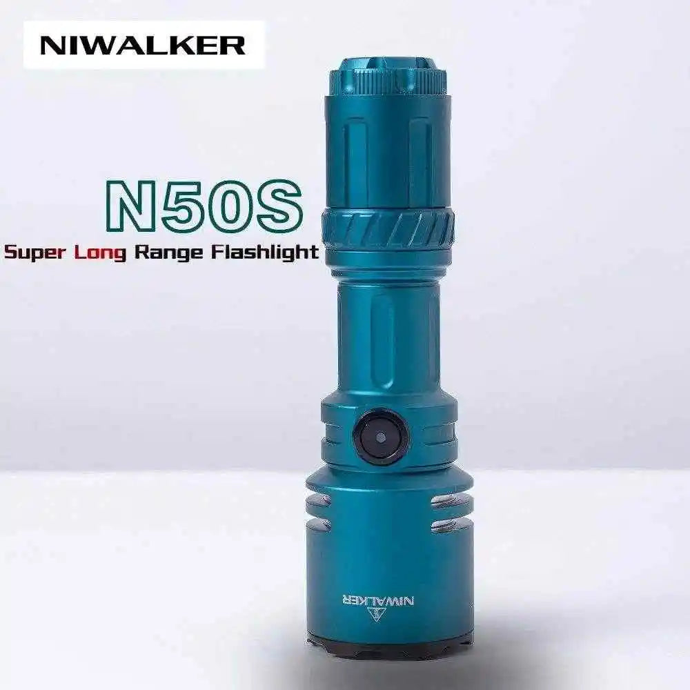 Niwalker N50S Long Range Compact EDC Flashlight 1750Im Led Rechargeable Light Mini Flash Light