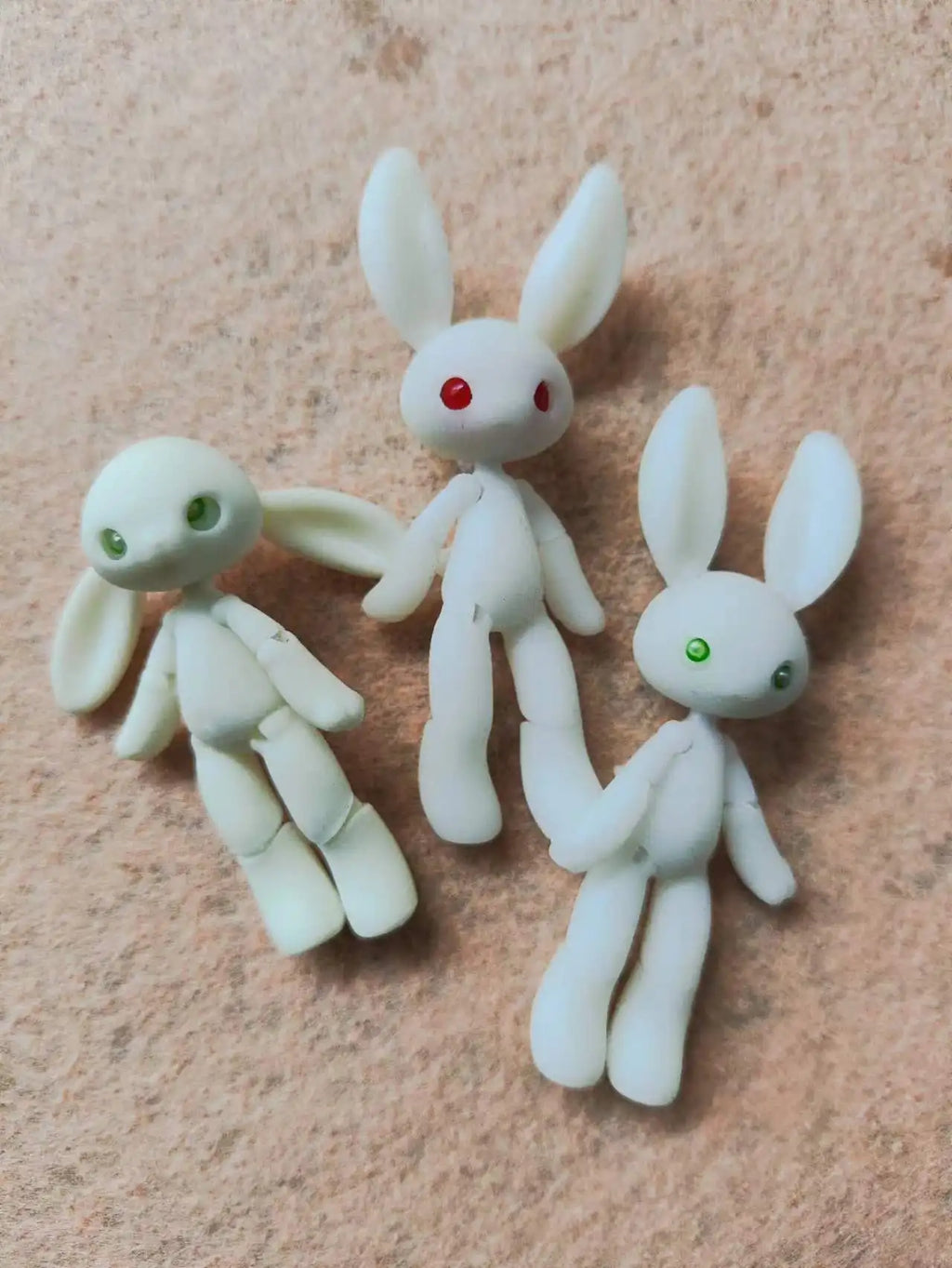 Bjd mini rabbit doll Kawaii rabbit DIY toy free shipping