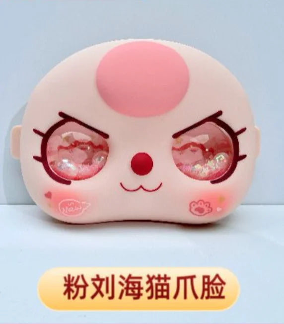 In Stock Baby Three 400% Bb3 Exquisite Quicksand Eye Replacement Part Cute Doll Accessoires Face Shell