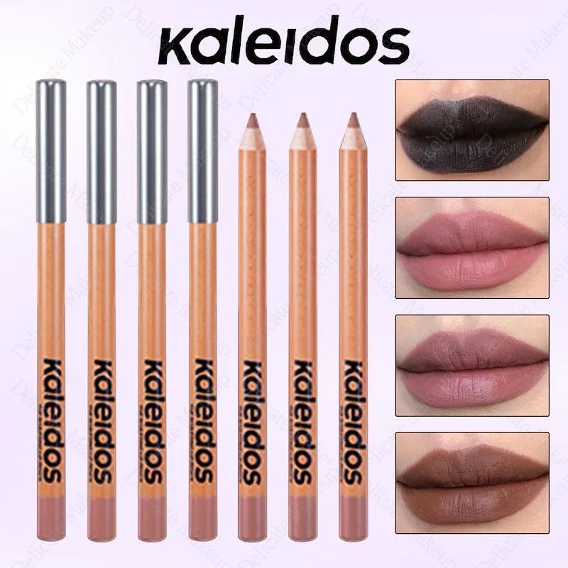 Kaleidos Lipliner,High Pigmented Lip Stick Pencil for Shaping Sculpting Lips,Velvet Matte Finish,Vegan Cruelty-Free