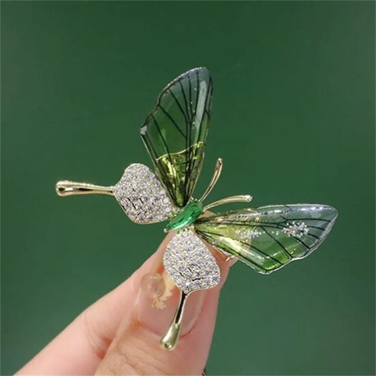 Luxury Butterfly Brooch, Exquisite Chest Flower Pin, Ladies' Jewelry Gift, Birthday Party Clothing Or Backpack, Suit Accessories