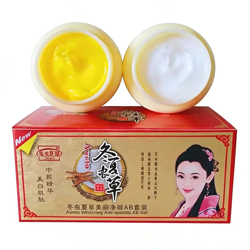 Aweto Lighthening Anti-Acne Day Night Cream Set