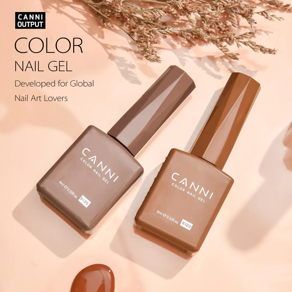 CANNI 9ml TPO/HEMA FREE Gel Polish Winter Colors Manicure Nail Art Salon Varnish Soak off Enamel UV LED Nail Polish Gel  DIY