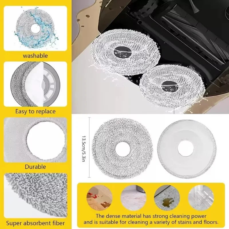 For Dreame L10s Ultra Gen2 / L10s Pro Ultra Heat Vacuum Cleaner Replacement Accessories Main Side Brush HEPA Filter Mop Dust Bag