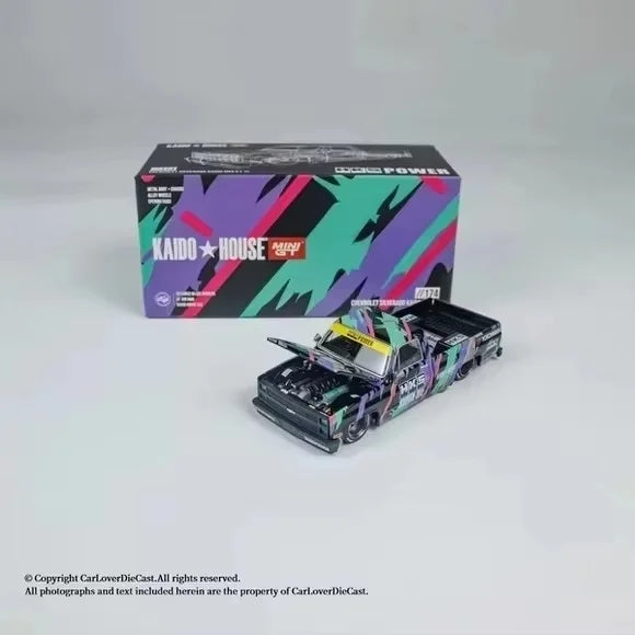 Kaidohouse 1:64 Hks Pickup Truck Die-Cast Car Model #174 Simulation Alloy Miniature Customized Kid Toys Gift Collection Ornament
