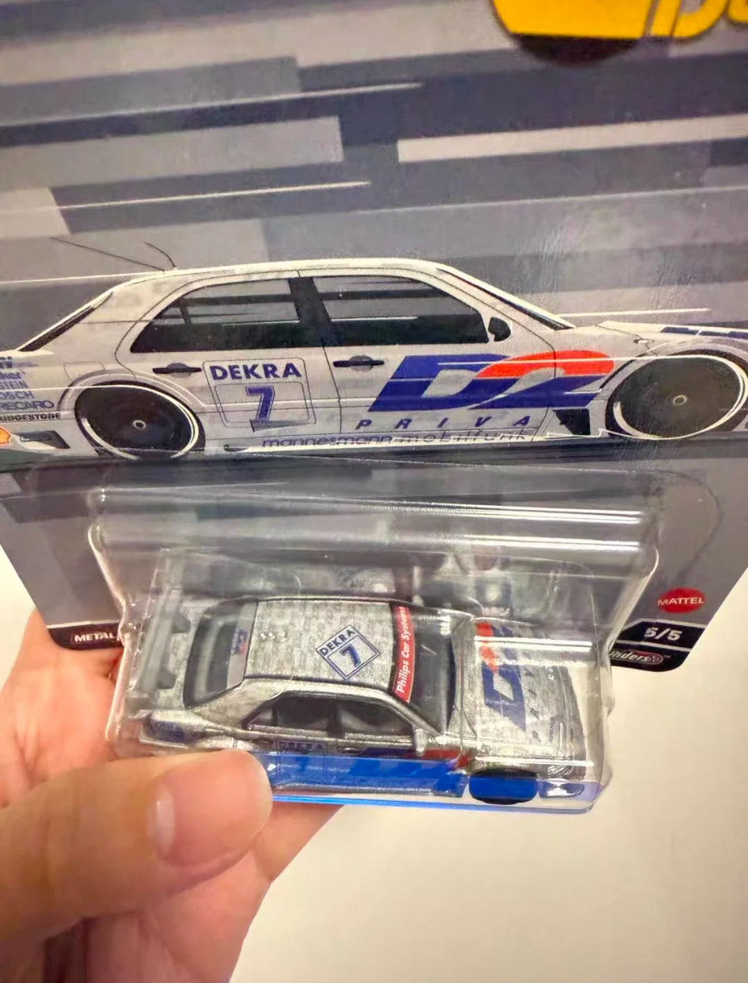 New Hot Wheels Premium 1:64 AMG Mercedes C-Class DTM Touring Metal Car Model Deutschland Design Culture Fans Collectible Toy Car