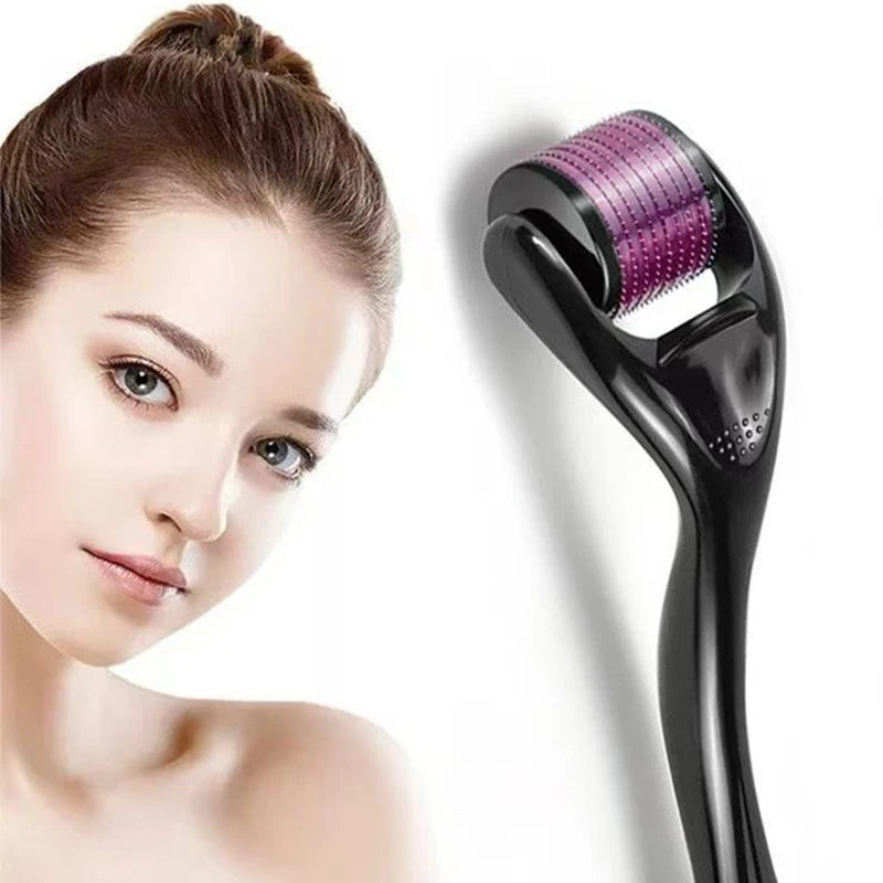 0.2mm 0.75mm 1.5mm 2mm 3mm Needle Micro Face Roll Tool 540 Needles for Facial Body Hair Growth Derma Roller for Skin Beard