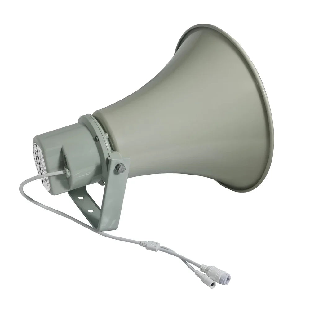 50W SIP Horn Speaker Trumpet Speaker Network Management Software Control Support ONVIF TCP UDP