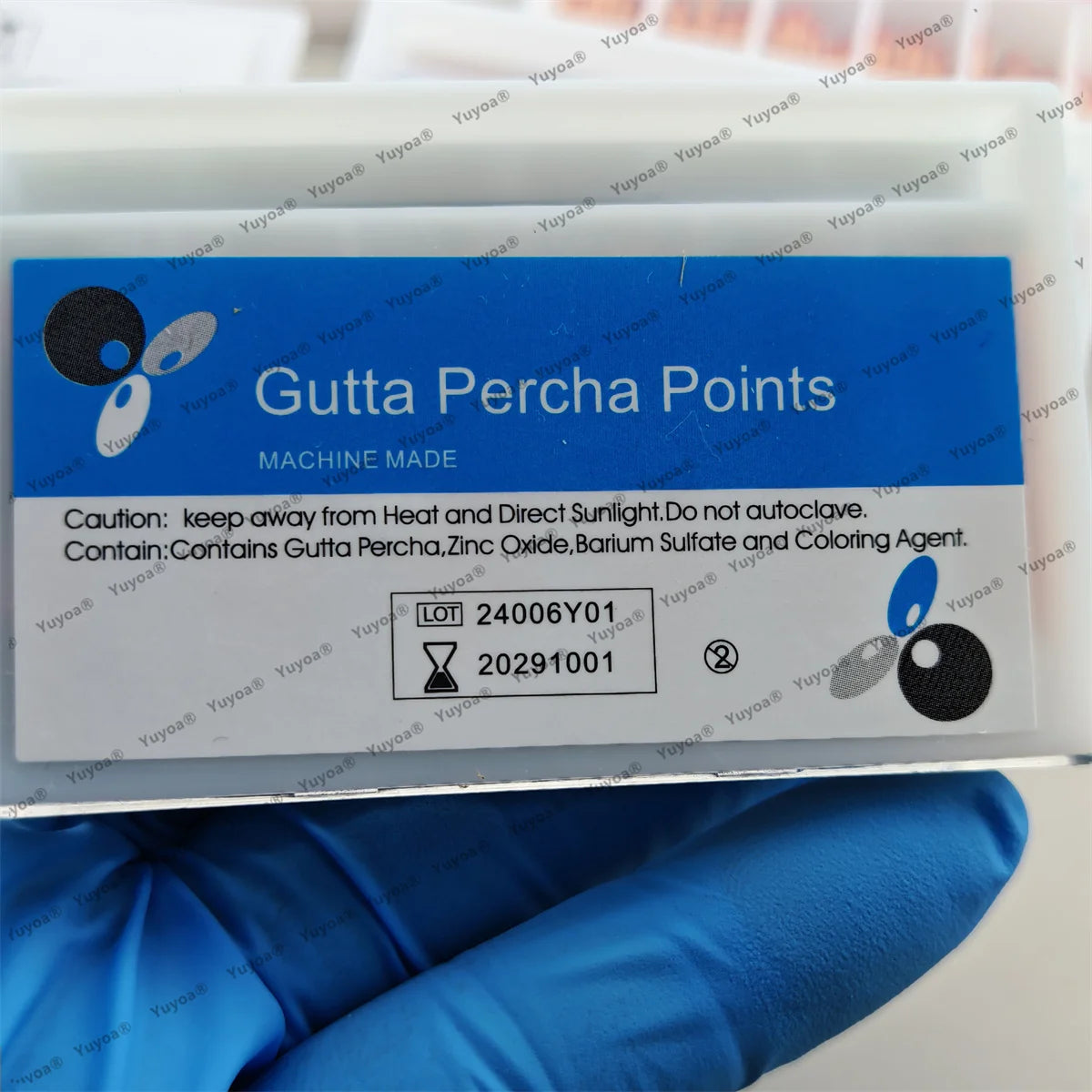 10boxes Absorbent Dental Gutta Percha Points 02 04 06 15#-40# F1 F2 F3 With Scale Endodontics Paper Tips Dentistry Consumable