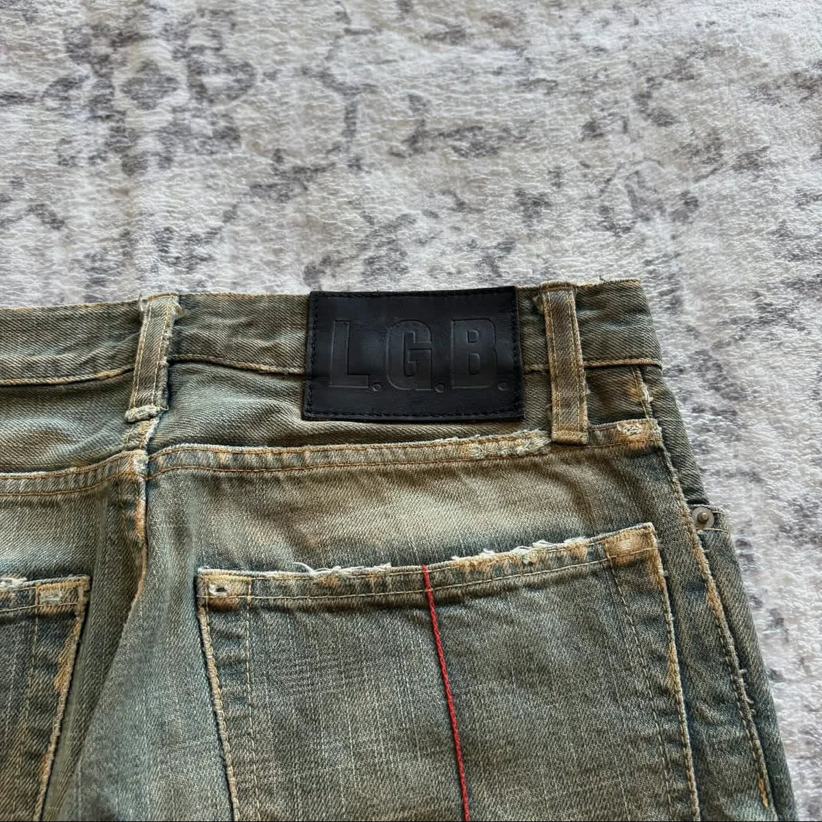 LGB visual department old retro casual rock style micro-horn jeans