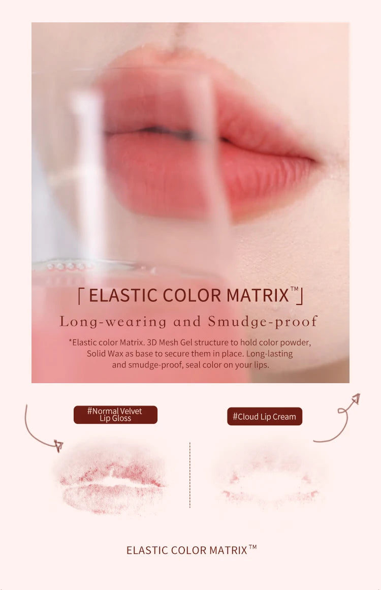 Flower Knows Strawberry Rococo Series Cloud Lip Cream Lipsticks 3.5g